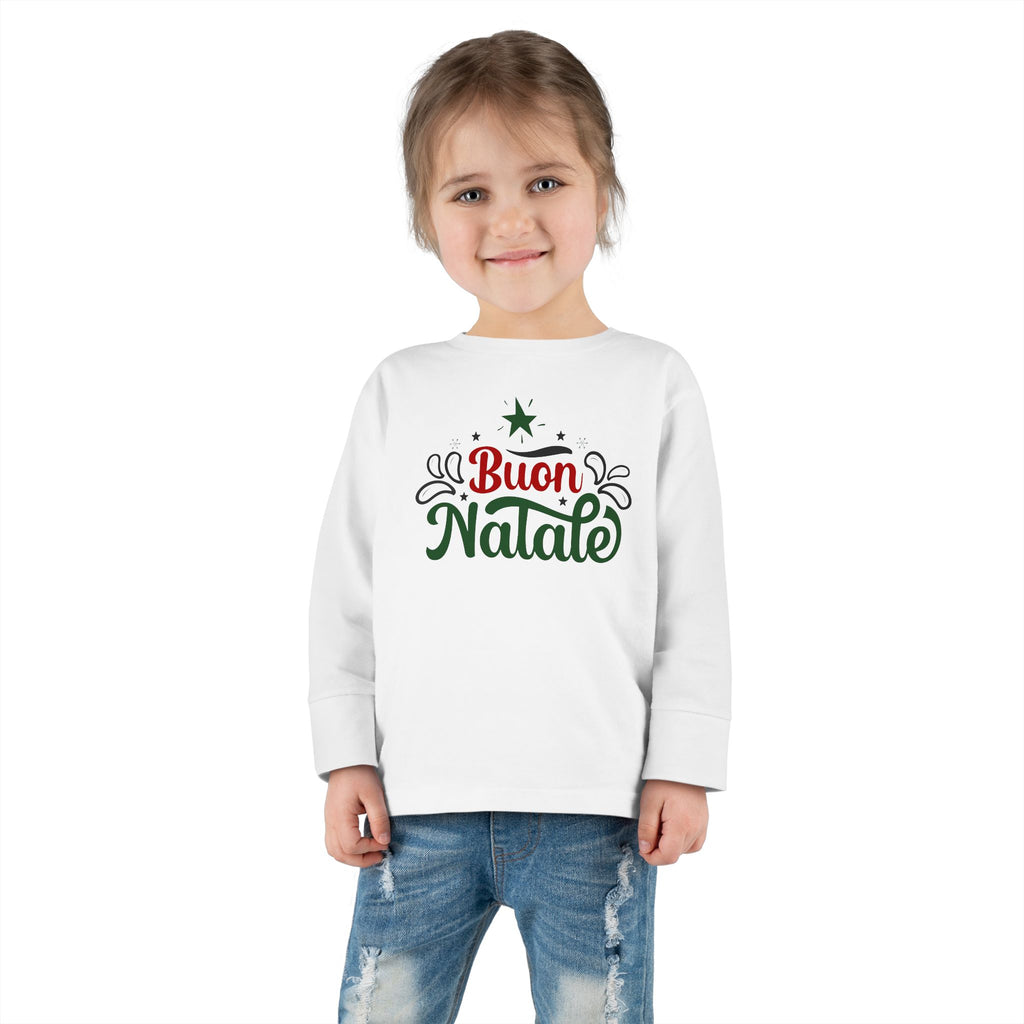 Buon Natale -Toddler Long Sleeve Tee Shirt