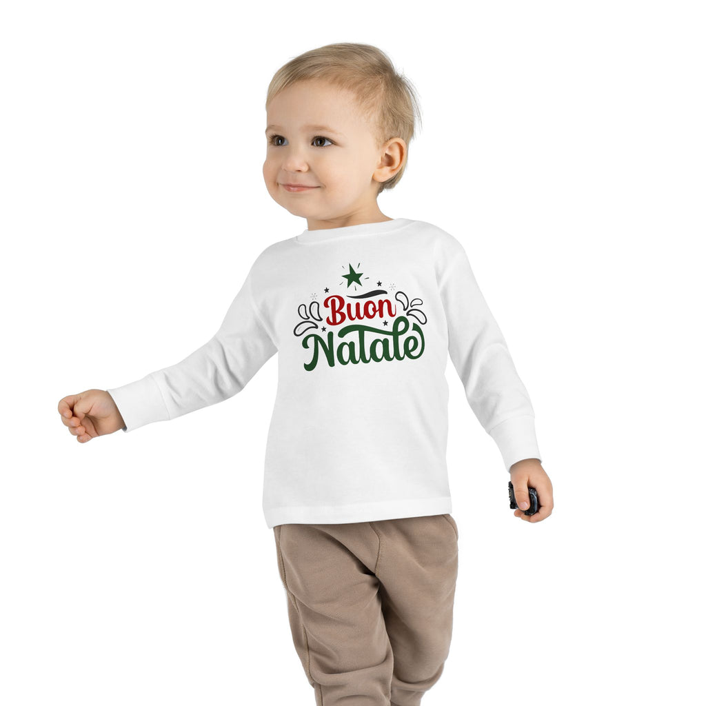 Buon Natale -Toddler Long Sleeve Tee Shirt