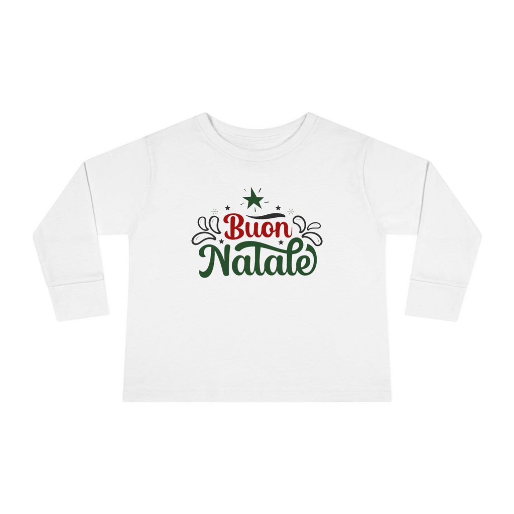 Buon Natale -Toddler Long Sleeve Tee Shirt