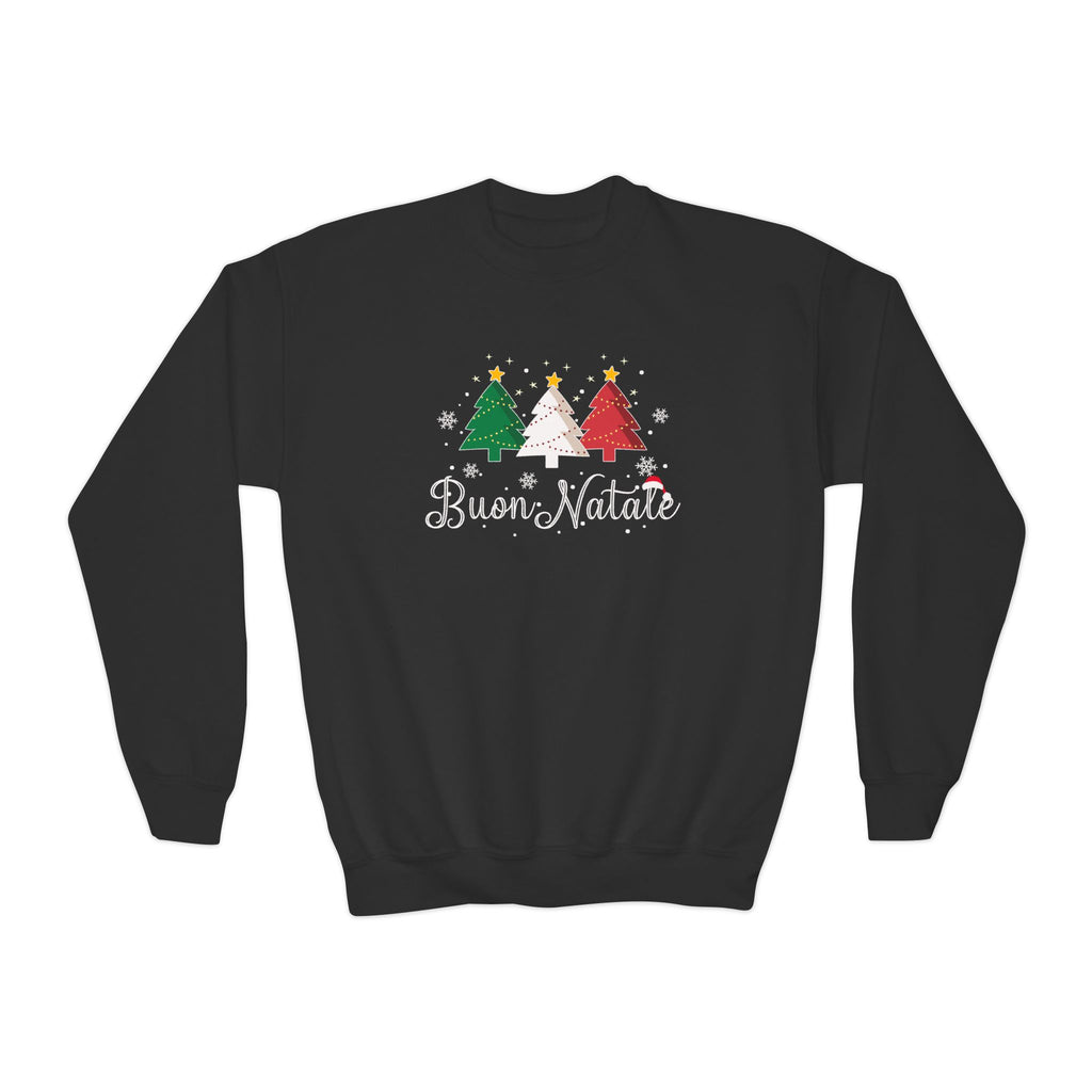 Tri Colored Christmas Trees - Youth Sweatshirt