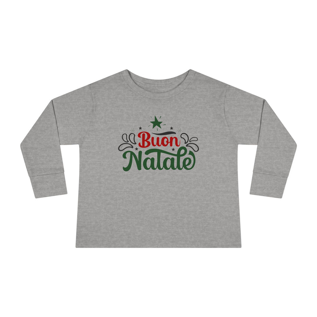 Buon Natale -Toddler Long Sleeve Tee Shirt
