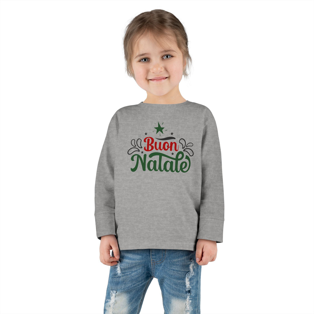 Buon Natale -Toddler Long Sleeve Tee Shirt