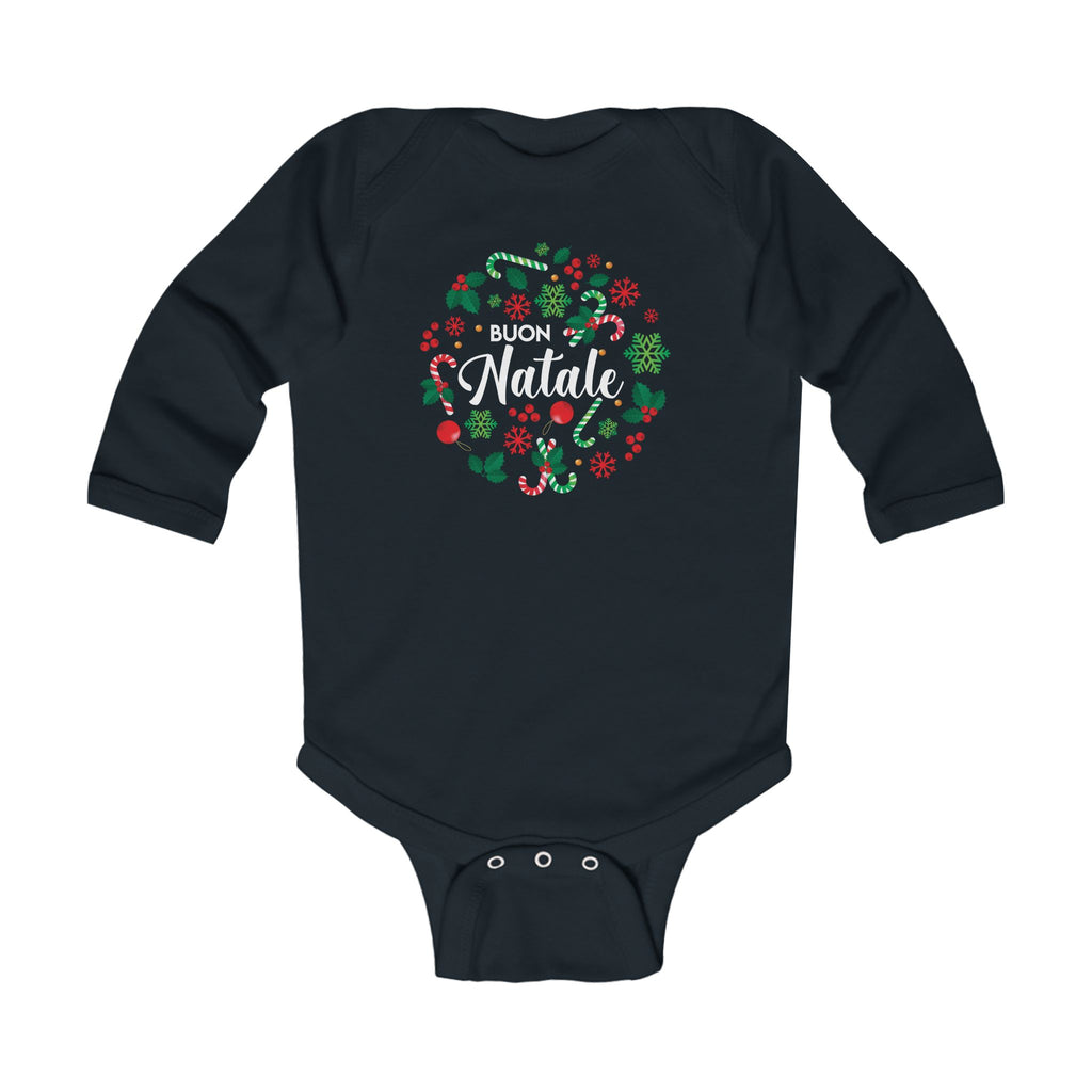 Buon Natale Wreath - Infant onesie