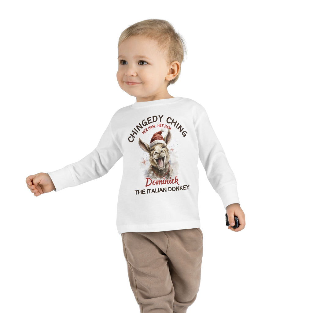 Dominick the Donkey -Toddler Long Sleeve Tee Shirt