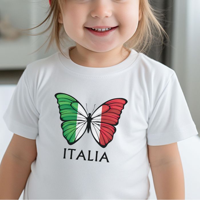 Italia Butterfly  T-shirt - Toddler