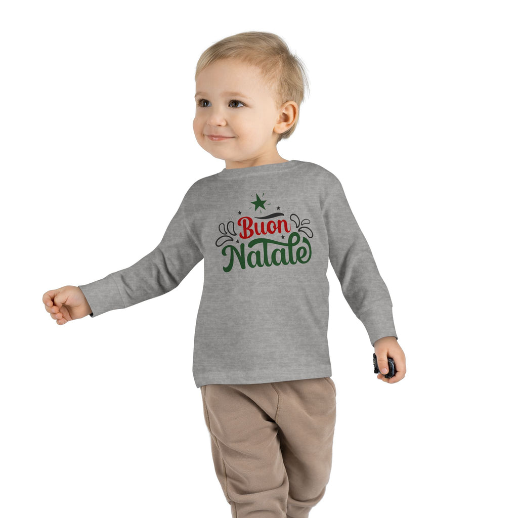 Buon Natale -Toddler Long Sleeve Tee Shirt