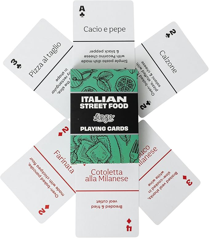 Italian Food Playing Cards