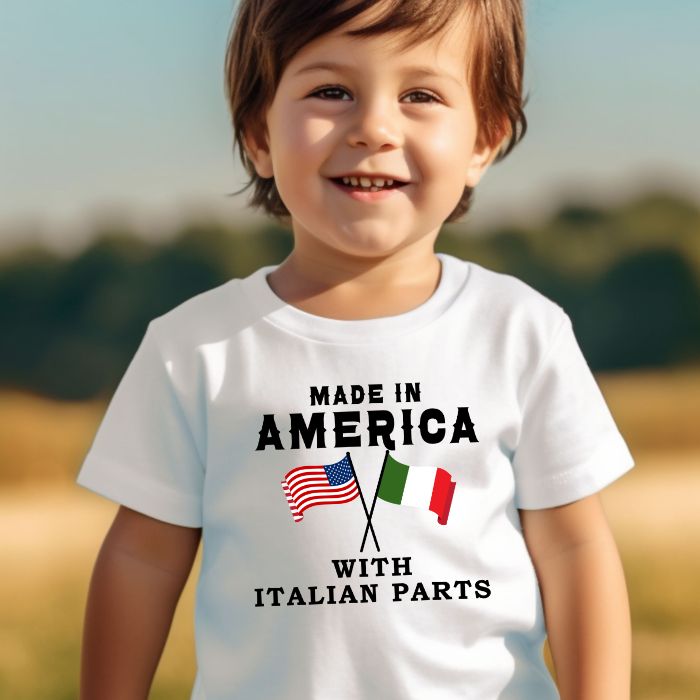 Made in America with Italian Parts T-shirt