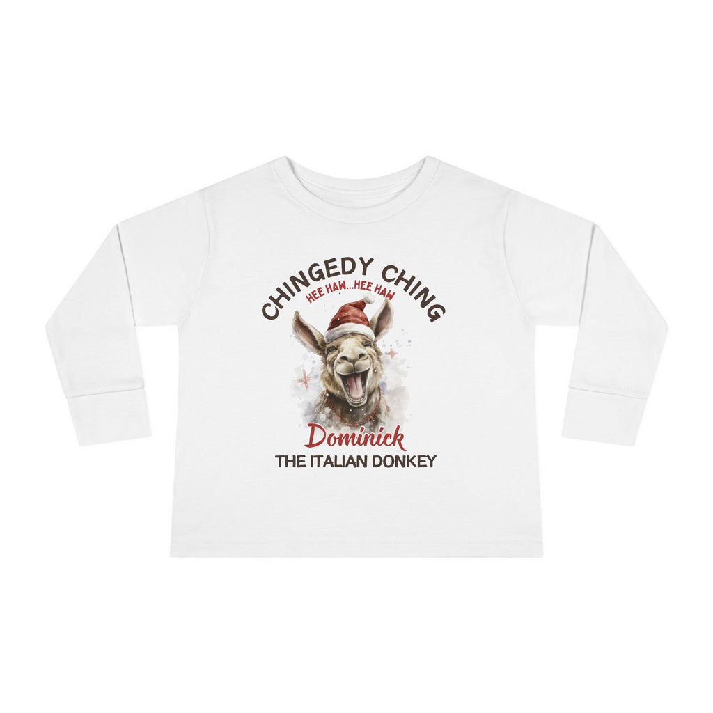Dominick the Donkey -Toddler Long Sleeve Tee Shirt