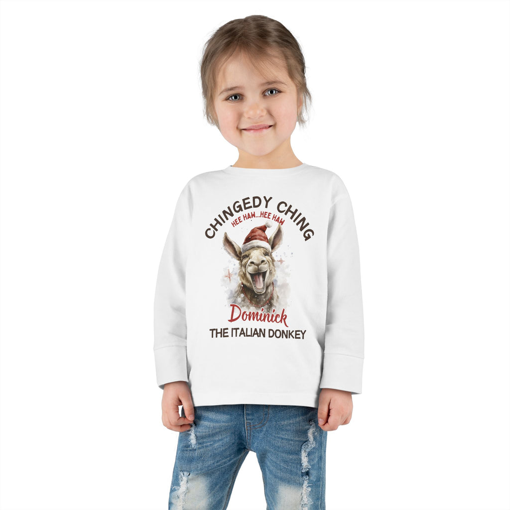 Dominick the Donkey -Toddler Long Sleeve Tee Shirt