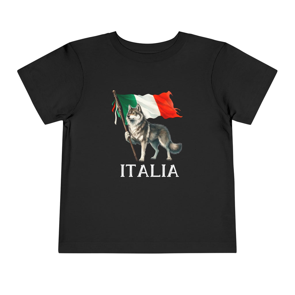 Italian Wolf and Flag Toddler T-shirt