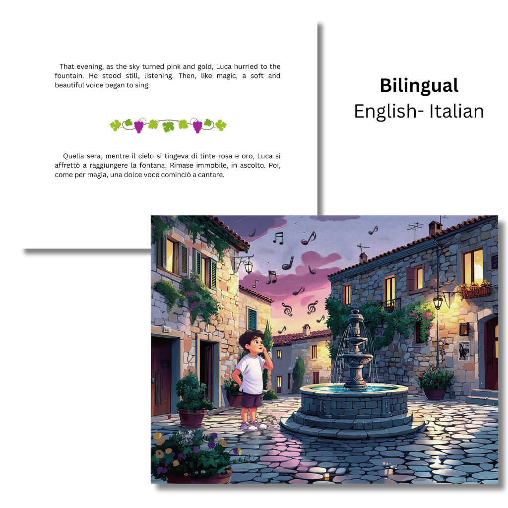 The Talking Vine, An Italian Folktale - Bilingual