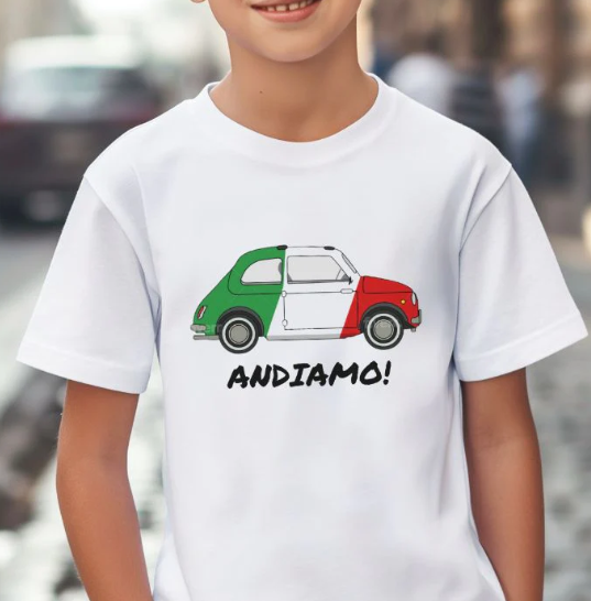 Andiamo Fiat Youth Tshirt