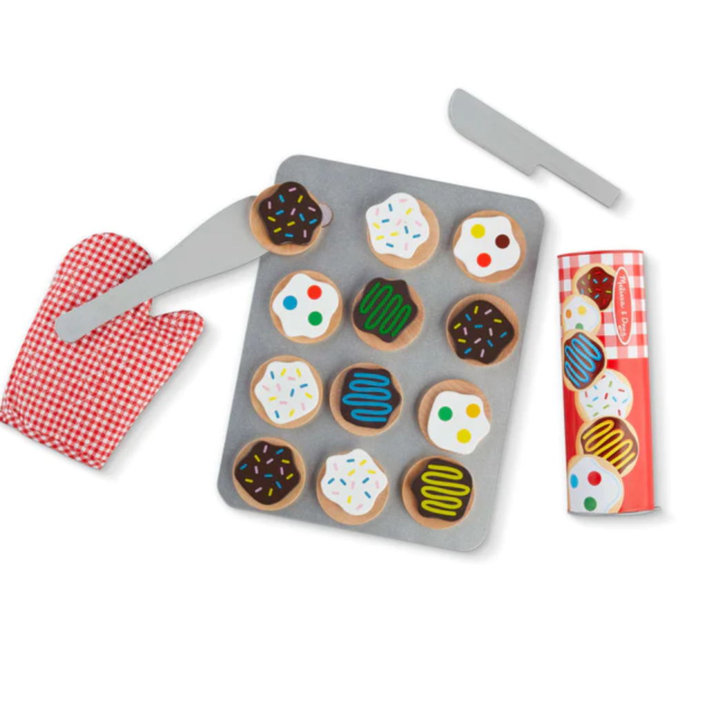 Slice & Bake Wooden Cookie Play Food Set