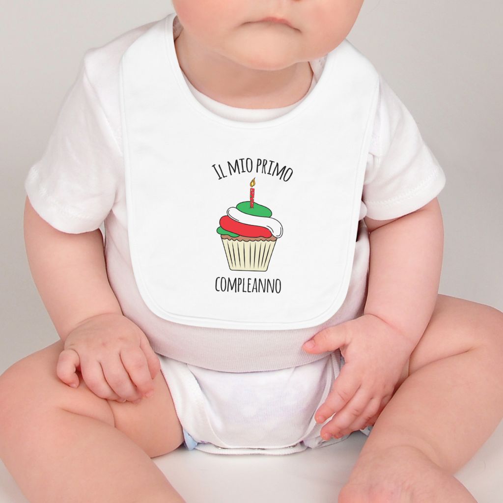 Il Mio Primo Compleanno Bib (Happy 1st Birthday Bib)