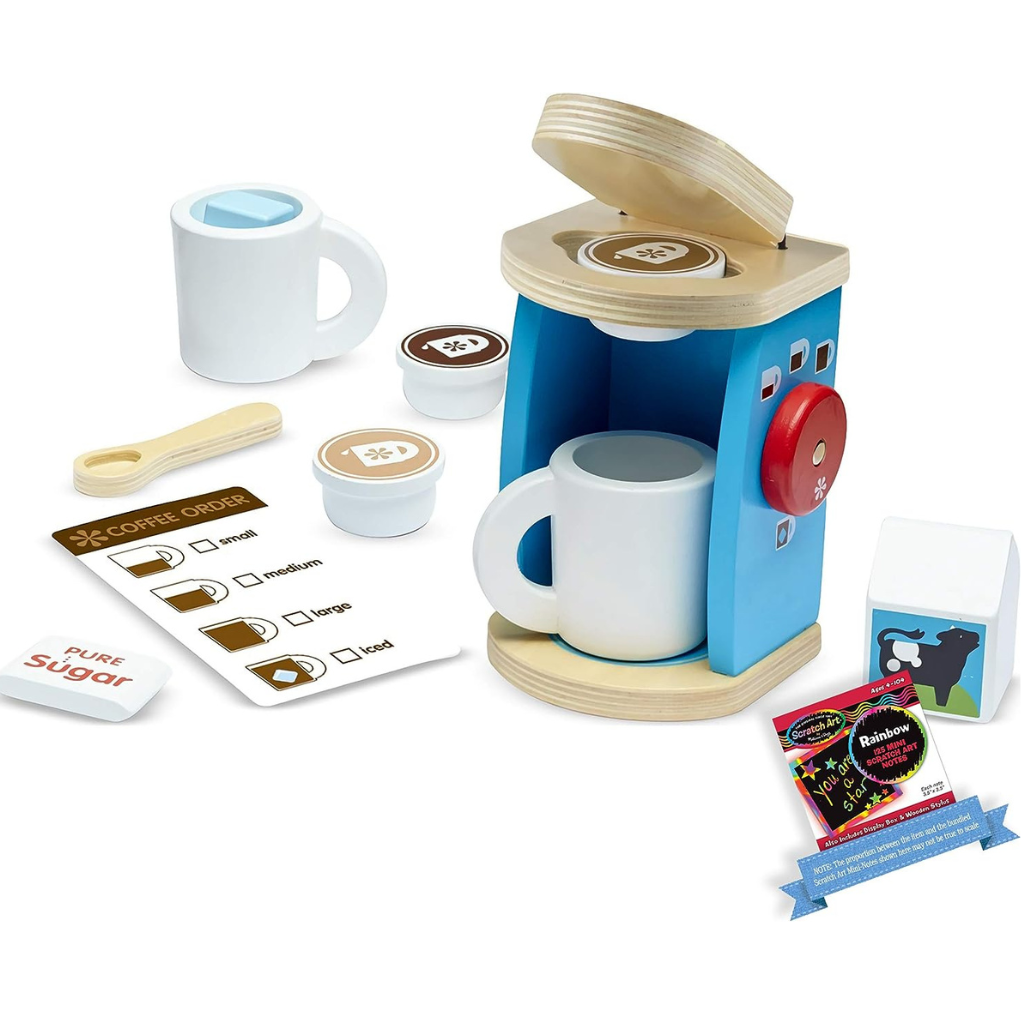 Pretend Play Kids Coffee Maker Play Set