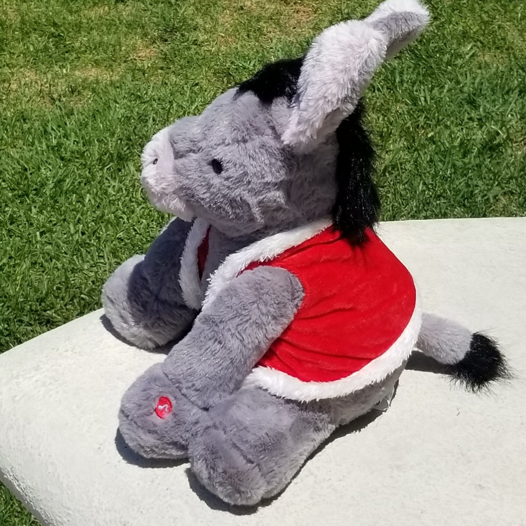 Dominick the donkey singing stuffed animal sales