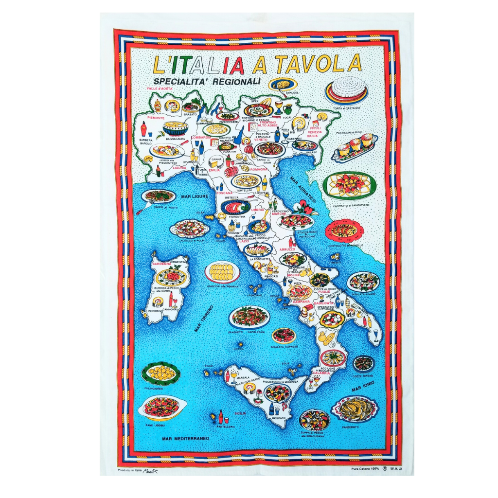 MADE IN ITALY- Tea Towel - Regional Specialites