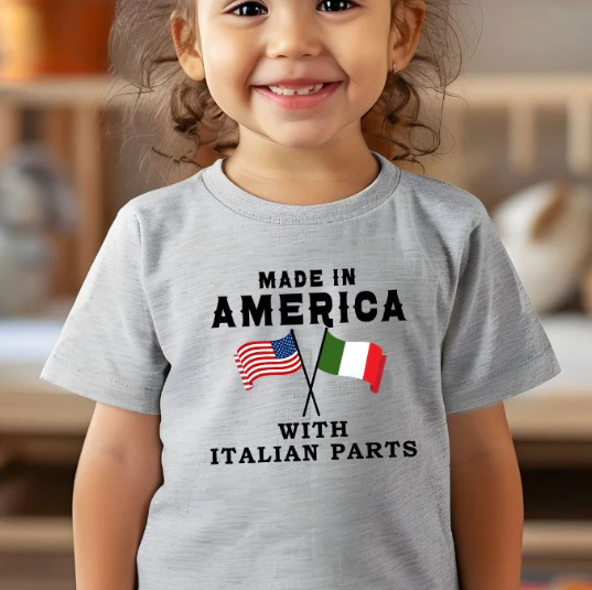Made in America with Italian Parts T-shirt