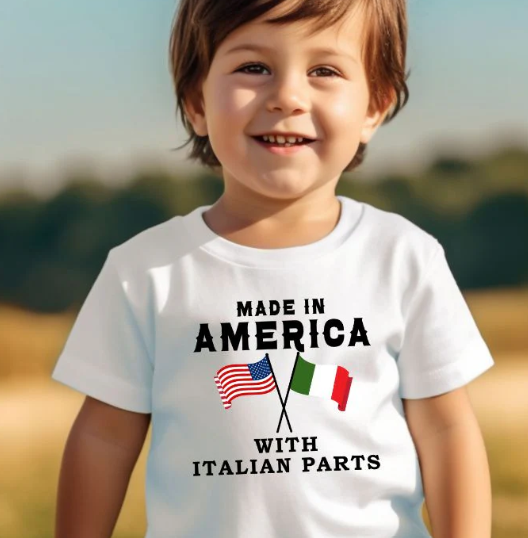 Made in America with Italian Parts T-shirt