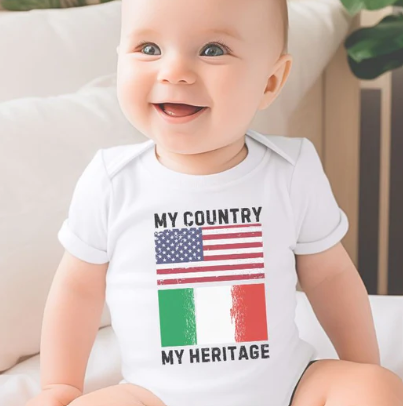 My Country, My Heritage Infant Onesie