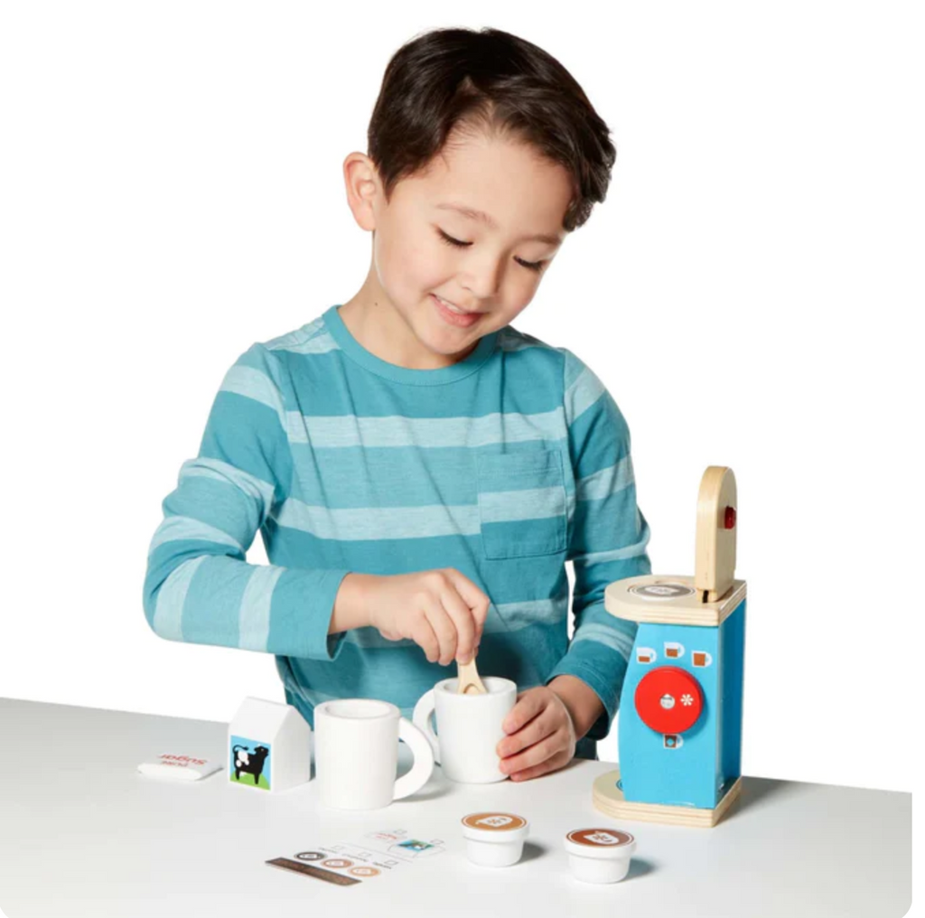 Pretend Play Kids Coffee Maker Play Set