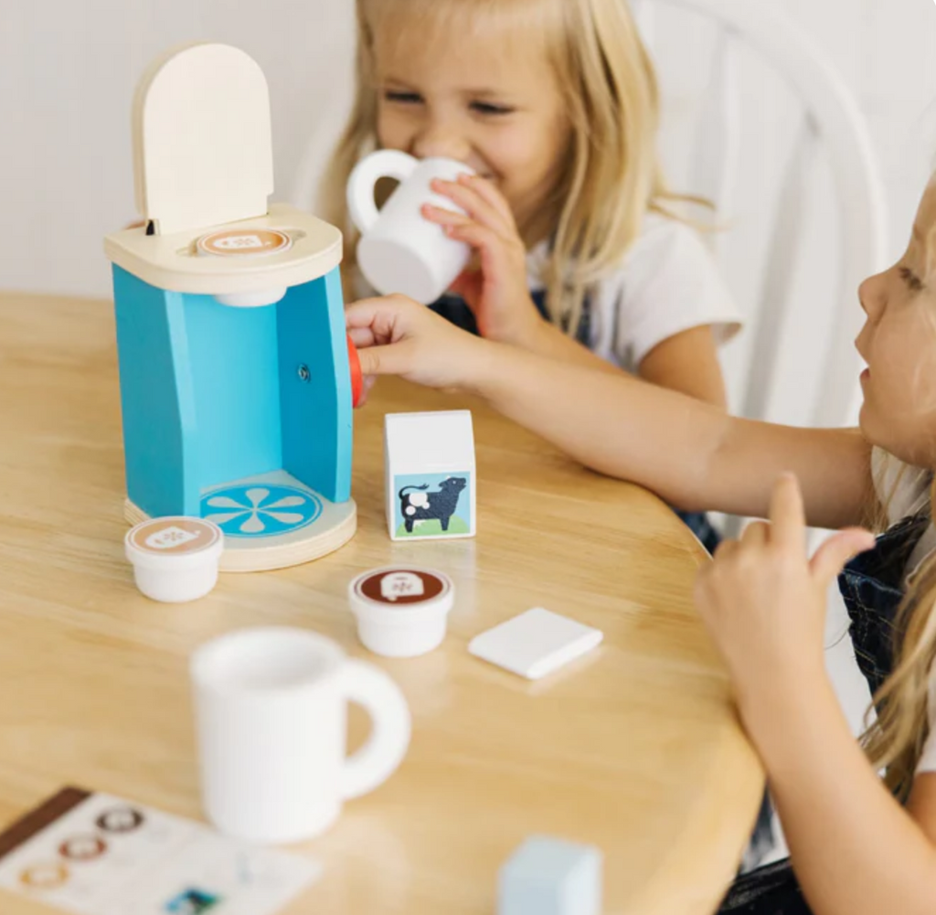 Pretend Play Kids Coffee Maker Play Set