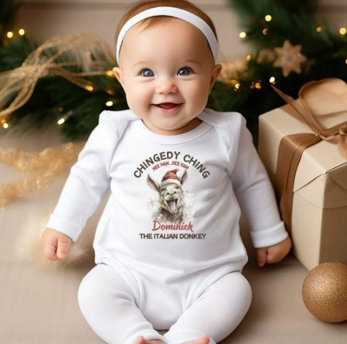 Dominick the Donkey Infant Bodysuit - Long Sleeve