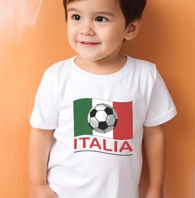 Flag and Soccer Ball  T-shirt