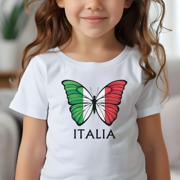 Italia Butterfly  T-shirt - Toddler