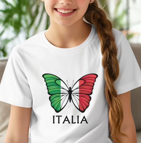 Butterfly "Italia"  Youth Tshirt