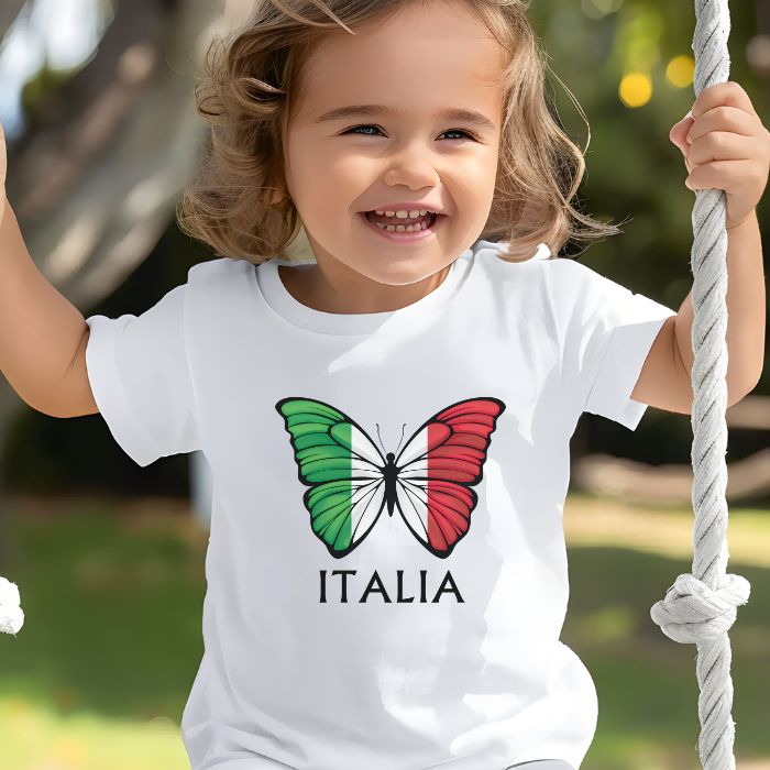 Italia Butterfly  T-shirt - Toddler