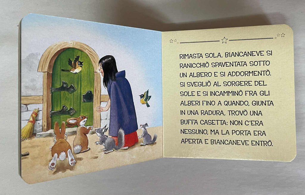 Biancaneve (Snow White) Mini Board Book -  (Clearance, please read description)