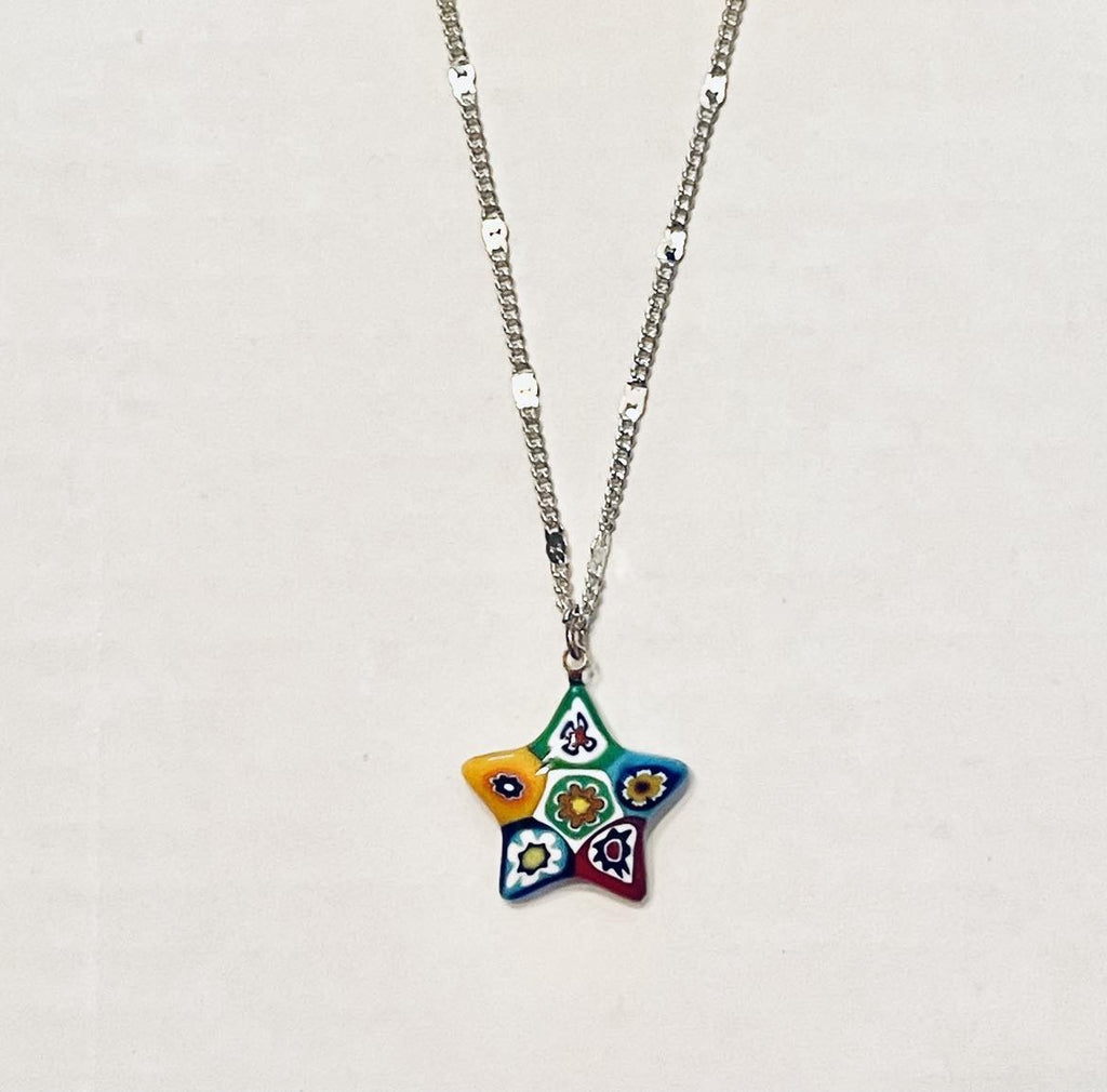 Venetian Glass Star Pendant