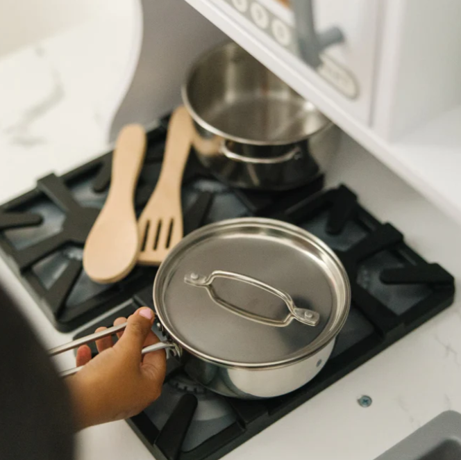 Stainless Steel Pots & Pans Play Set