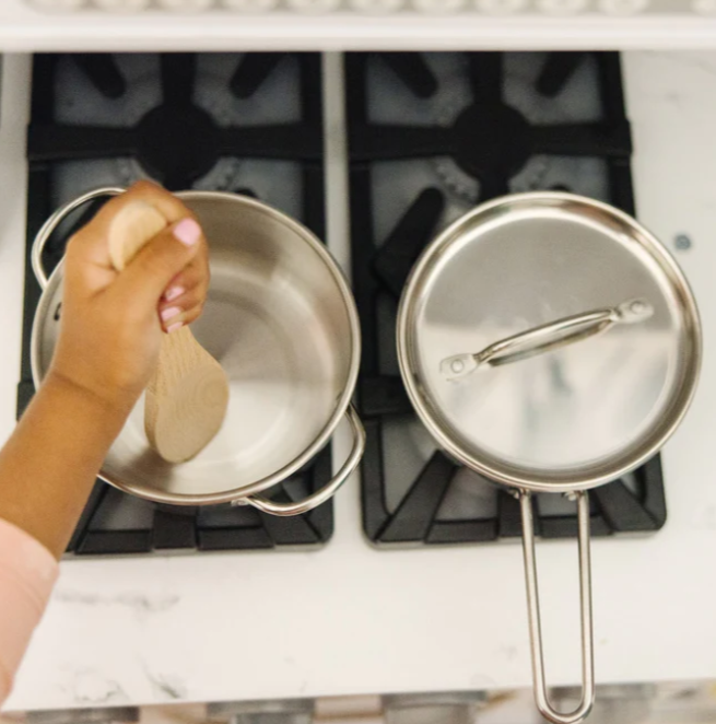 Stainless Steel Pots & Pans Play Set