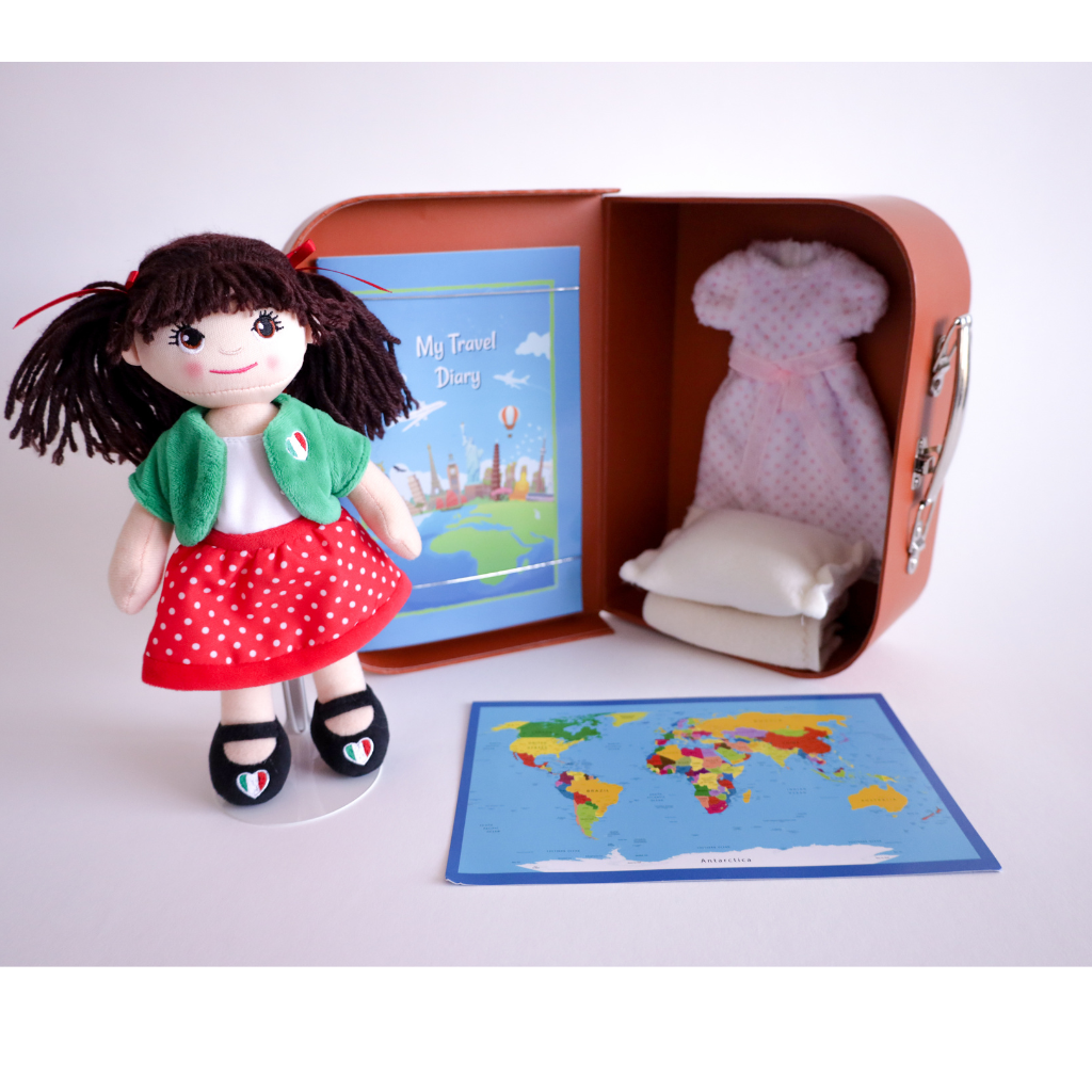 Regina the little Italian travel doll