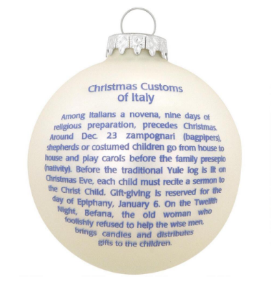 Christmas Angel Glass Ball Ornament