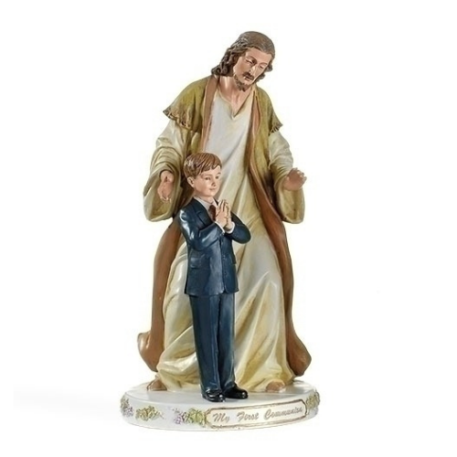 Jesus with young boy figurine (Holy Communion) Not musical #47745