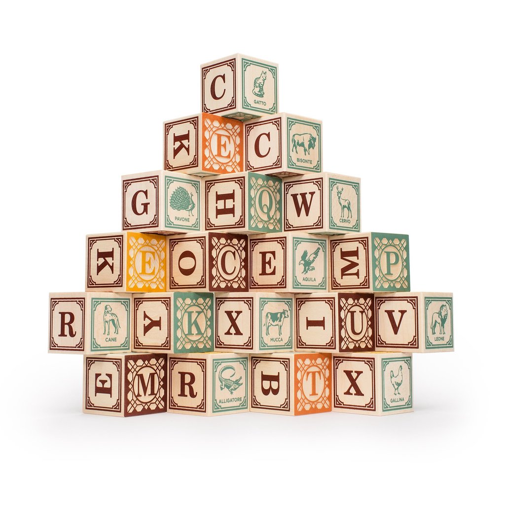 Italian Alphabet Blocks