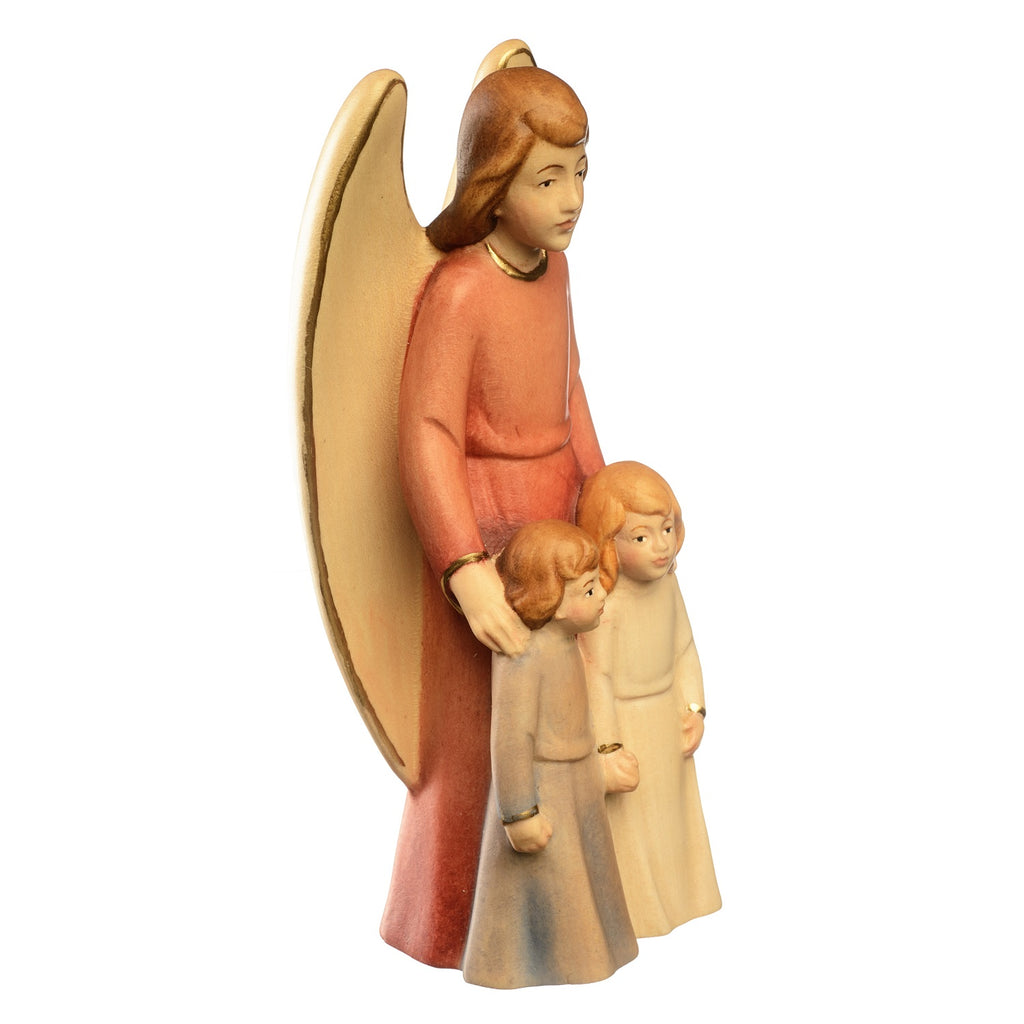 From Italy! Wooden Guardian Angel statue