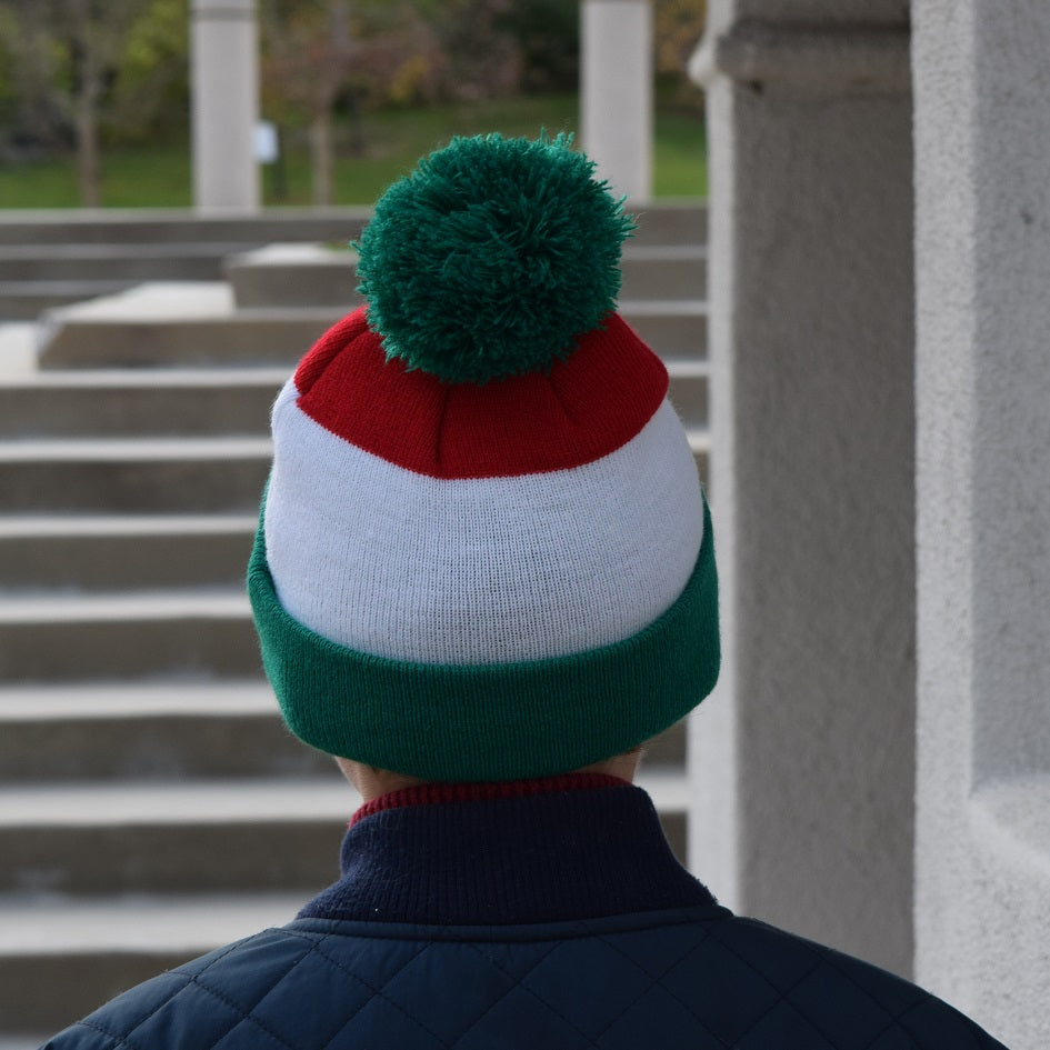 Tricolor Knit Hat (in infant, youth, and adult sizes)